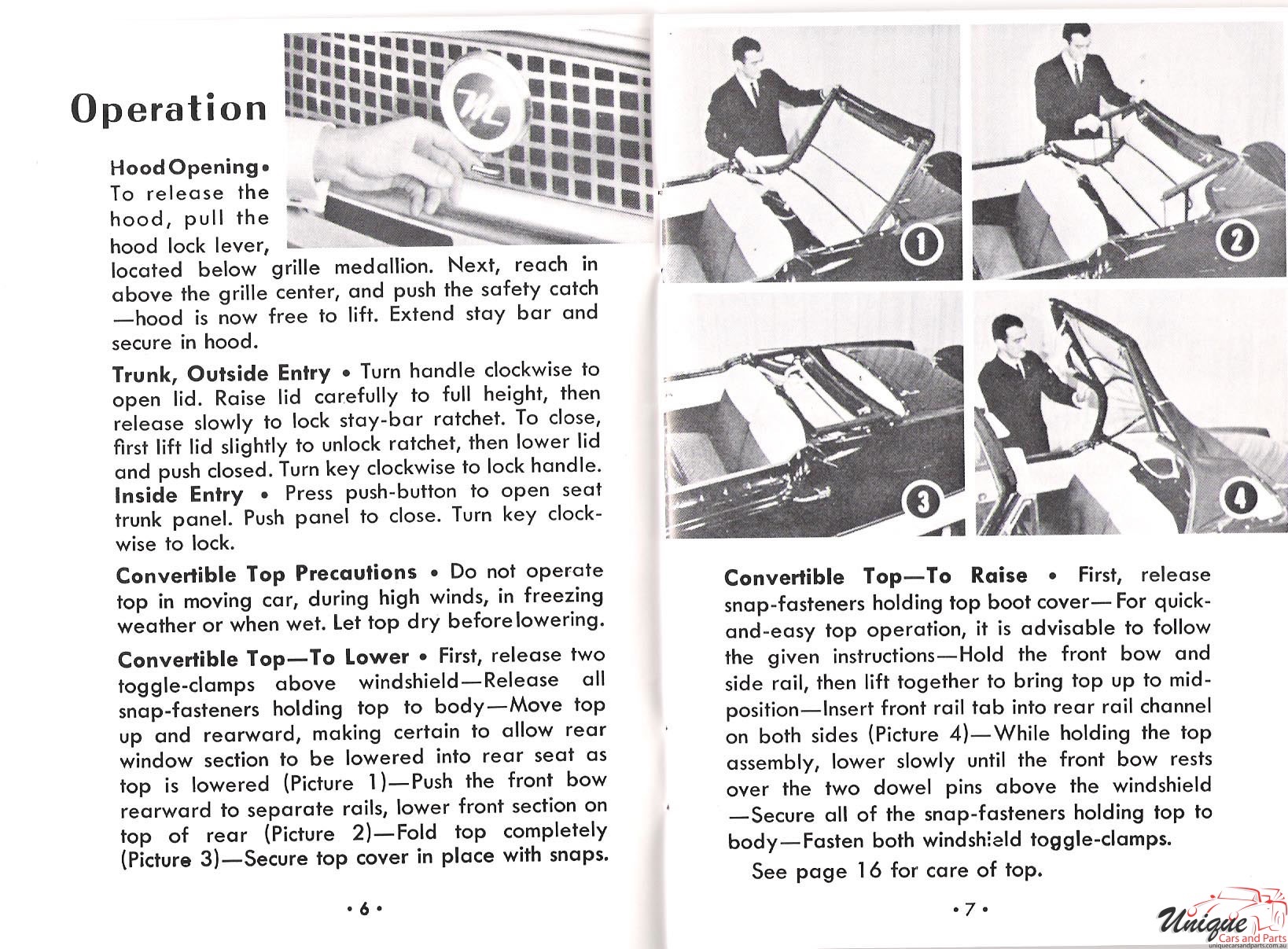 1957 Nash Metropolitan Owners Manual Page 8